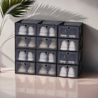 12 Pair Shoe Storage Cabinet