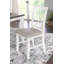 Chaise d'appoint rembourrée en bois massif Atiqa-607373663