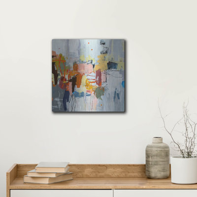  'Jackson' by Jeffrey Tover Metal Wall Art, 12" x 12"