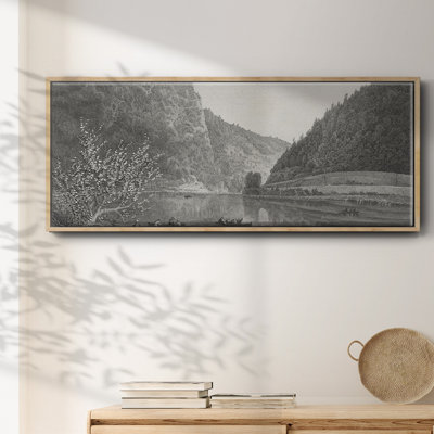 «Delaware Water Gap», reproduction sur toile