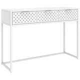 Console Table Entryway Table Hall Narrow Side Table with Drawer Steel