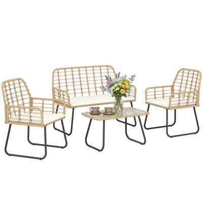 Rattan Sofa Set