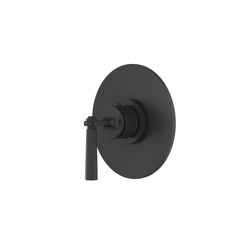 Modelle 3/4" Thermostatic Trim Without Volume Control, Matte Black