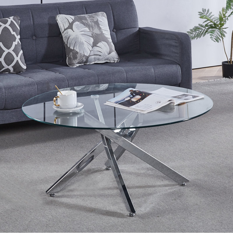 Mose Cross Legs Coffee Table