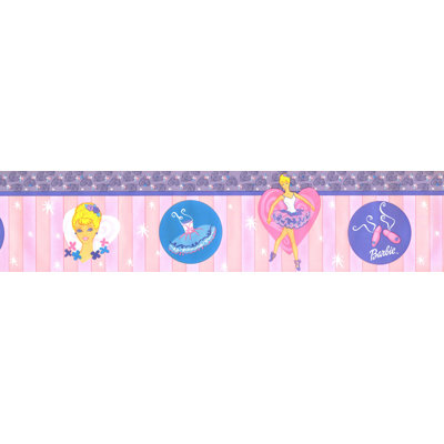 Bordure de papier peint auto-adhésif pour enfants Peel and Stick Border Doll 15 pi x 5 po