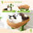 Cactus 42-Inch With Plush Perch & Hammock Cat Tree