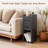 Narrow White Nightstand, Wood Slim Bedside Tables For Small Bedroom, Modern End Table With Drawers, Perfect For Apartments-965178480-959161992