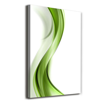 Abstract Wave - Wrapped Canvas Print