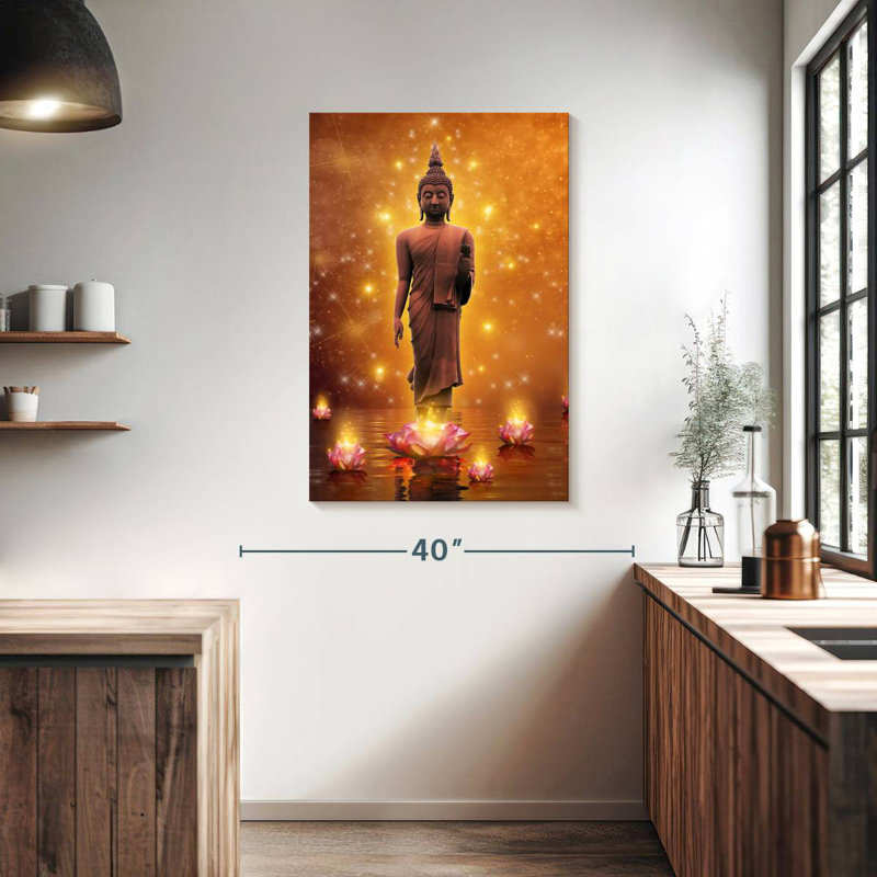 Adella Buddha Lotus, 39" H x 26" W