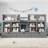 Loft Bed With Multi-Storage Shelves And Storage, Low Loft Bed With Curtain Under The Bed And Chalkboard, No Box Spring Needed-210920772-210920795