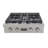 KUCHT Professional 30 in. Natural Gas Range Top with Sealed Burners Stainless Steel with Classic Silver Knobs-87890458-87890457