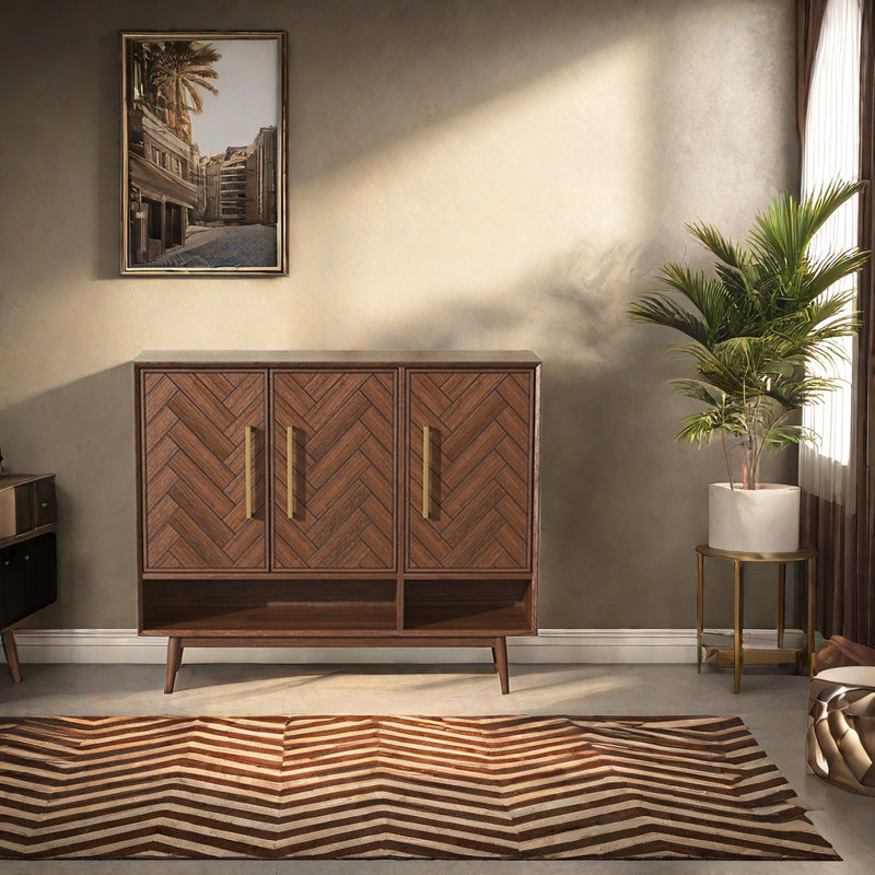 Armoire à chaussures multicouche en bois massif