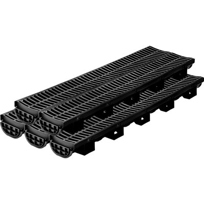 Drain de lavabo de salle de bain Trench Linear Grid