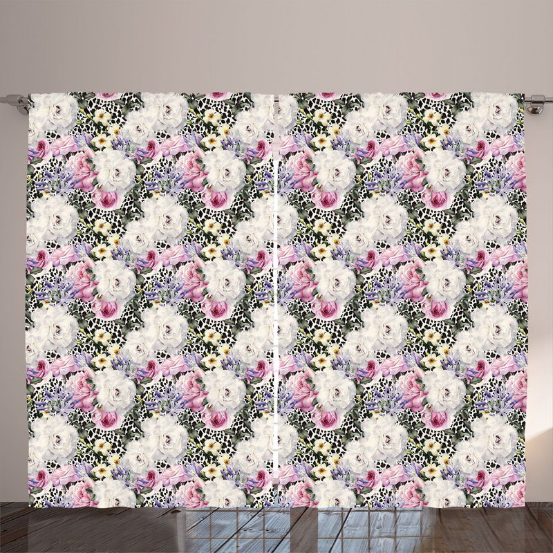 Semi Sheer Curtain Pair