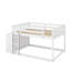 Lit superposé double au-dessus de double avec tiroirs et tablettes-755176076