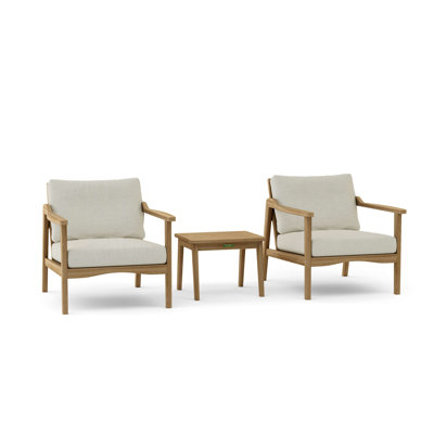 Outdoor Teak Conversation Set