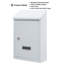 Celes Steel Wall Mounted Post Box-1751181078