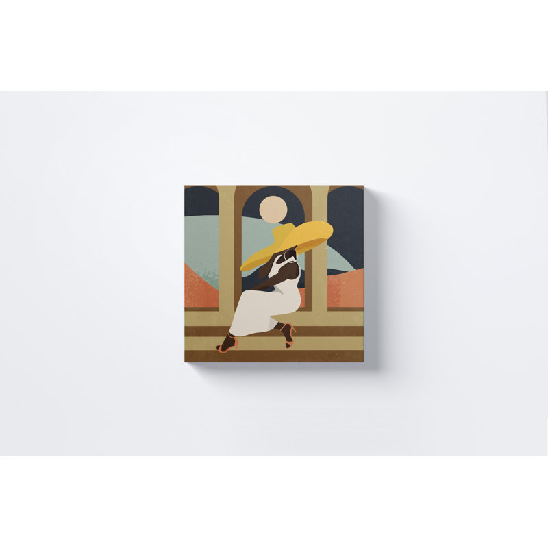«Moonlight Magic American Woman» par Ify Ojo, impression sur toile tendue, H 32 po x l 32 po x P 3 po