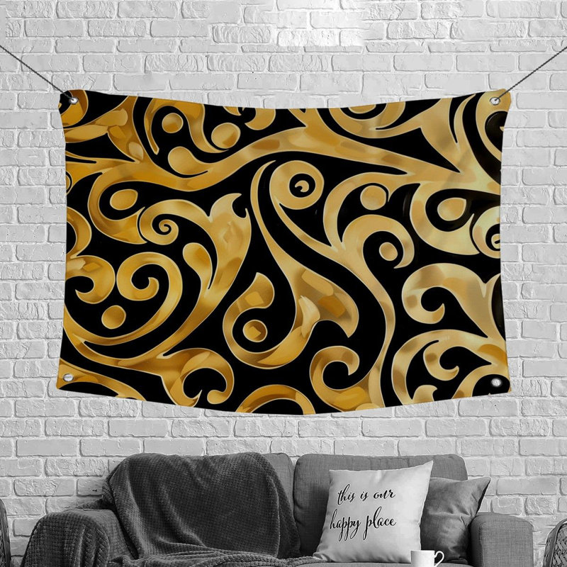 Microfiber Fabric Tapestry, 50" H x 60" W