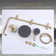 10" Exposed Shower Combo Set, Solid Brass Shower Kit with Pressured-Balanced Valve