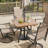 Square Patio Table With Umbrella Hole-936923691