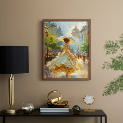 «WOMEN Series DCCL XXV», reproduction encadrée - bois massif
