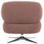 Chaise d'appoint pivotante rembourrée-235457484