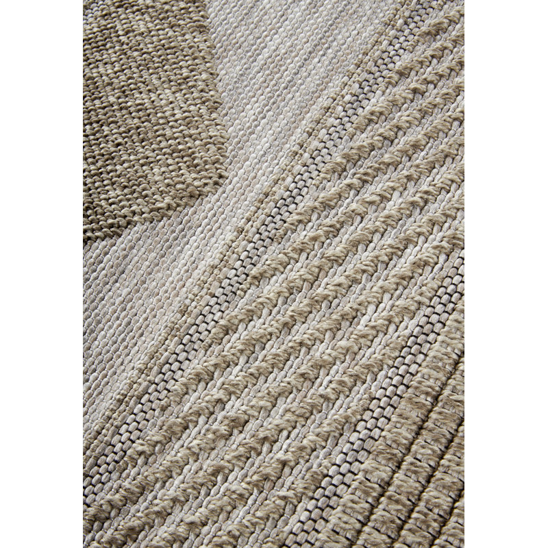 Kollektion 1836 No Pattern Machine Woven Brown Area Rug, Rectangle 190 x 290cm