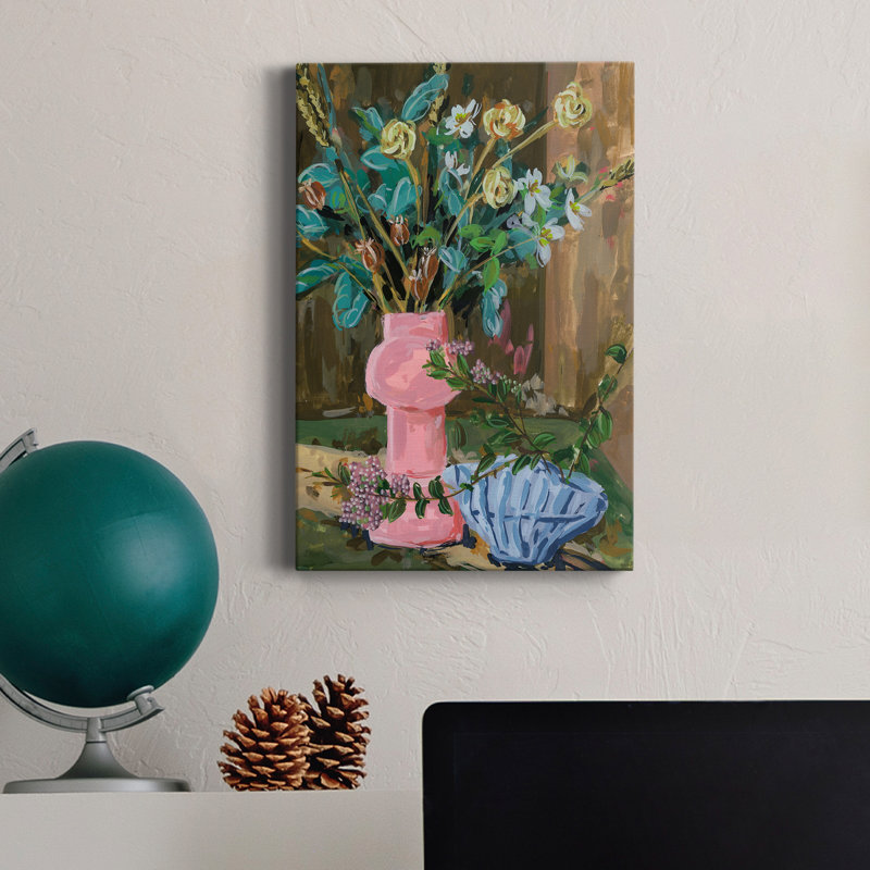 Still Life Bouquet I - Impression sur toile tendue, H 18 po x l 12 po x P 1 po