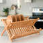 Adjustable Bamboo Dish Rack