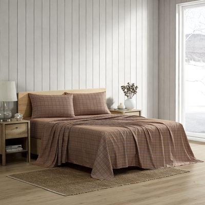 Nautica Declan Plaid Beige Sheet Set