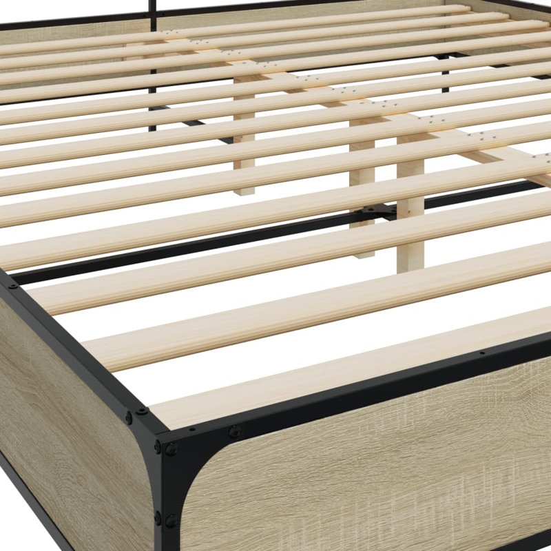 Achillefs Bed, Sonoma Oak, Super King (6')