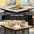 Allcot Steel Propane Outdoor Fire Pit Table With Lid