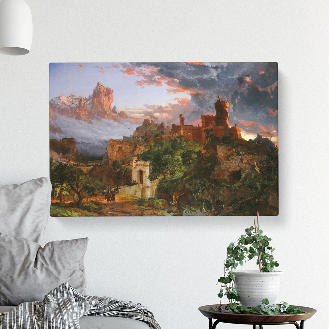 The Spirit Of War by Jasper Francis Cropsey - Wrapped Canvas