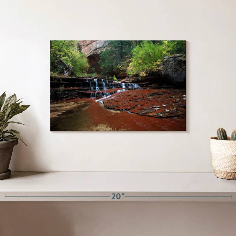 Alvord Zion Plateau The Subway Waterfall, H 8 po x l 12 po