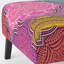 Fauteuil de chambre rembourré multicolore