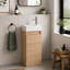 Kratos 390mm Single Bathroom Vanity with Integrated Polymarble Basin-59592083-59592085