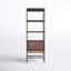 Gerti Narrow Etagere Bookcase