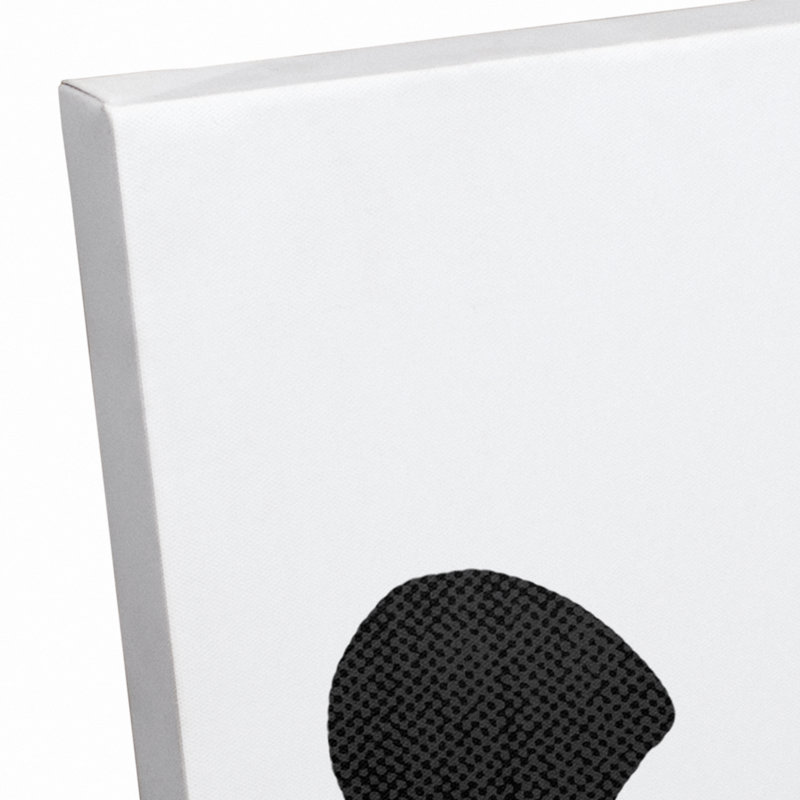 Art sur toile jolie panda Euben, H 24 po x l 18 po x P 1,25 po