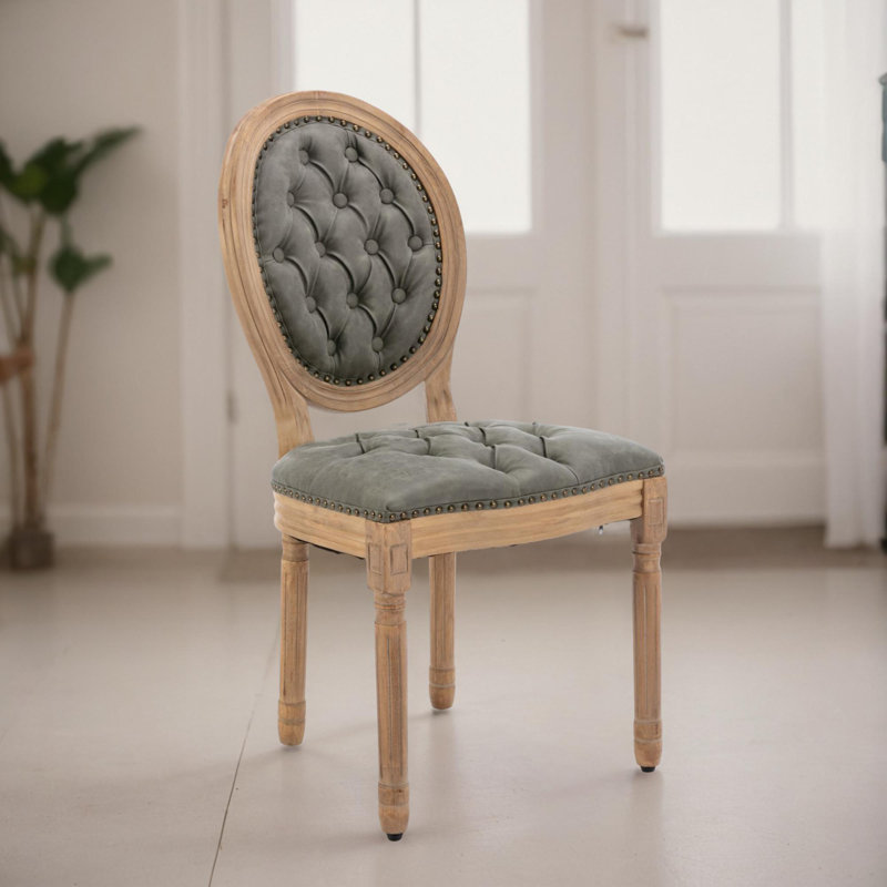 Chaise de salle à manger rembourrée Parsons (ensemble de 2), Vert olive
