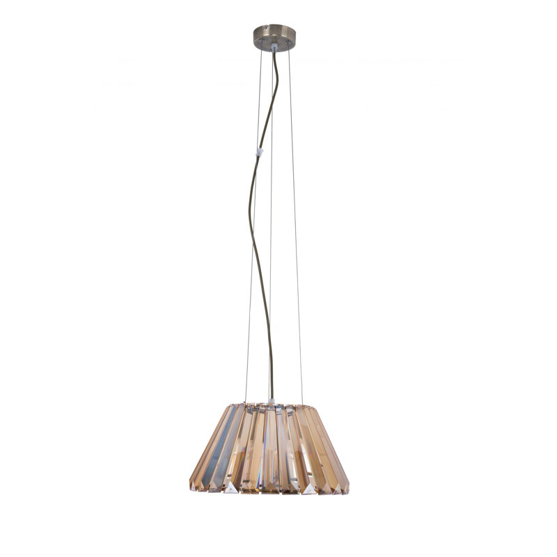 Bridges 1 - Light Single Pendant, Antique Brass