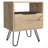 Jacara 17.7'' W Metal Nightstand-937011328