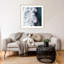 «Midnight Blue Wave» par Ingrid Beddoes, impression sur bois encadrée-809626177