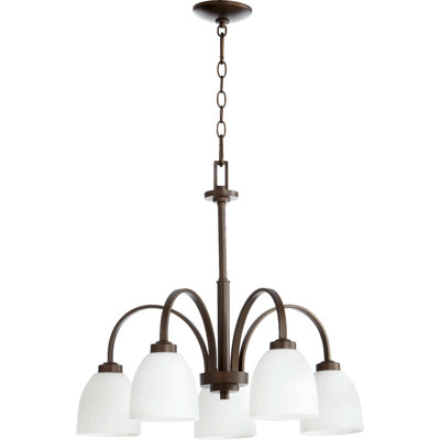Cariad 5 - Light Shaded Chandelier Pendant