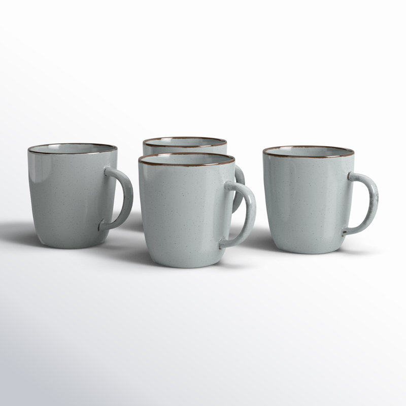 Leny 13 oz. Stoneware Coffee Mug, Gray