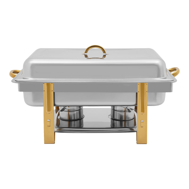 2.38Gal Stainless Steel Rectangular Food Chafing Dish