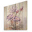 Crocodile zen mauve II - fruits sur bois-103111821