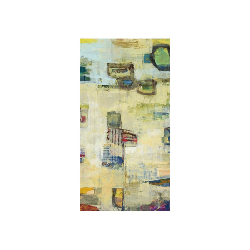 «Water Falling IV» par Chelsea Art Studio, impression sur toile tendue, H 57 po x l 30 po x P 1,5 po, Couche de verre