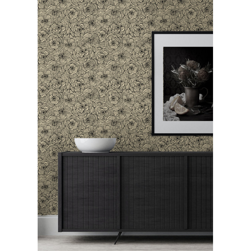 Peel & Stick Floral Roll