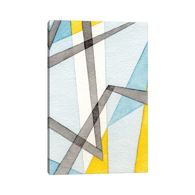 Converging Angles II by Nikki Galapon - Wrapped Canvas Painting